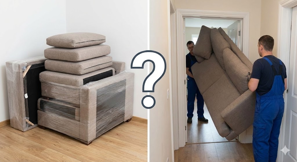 Як перевезти шафу-купе та кутовий диван: розбирати чи везти цілим?